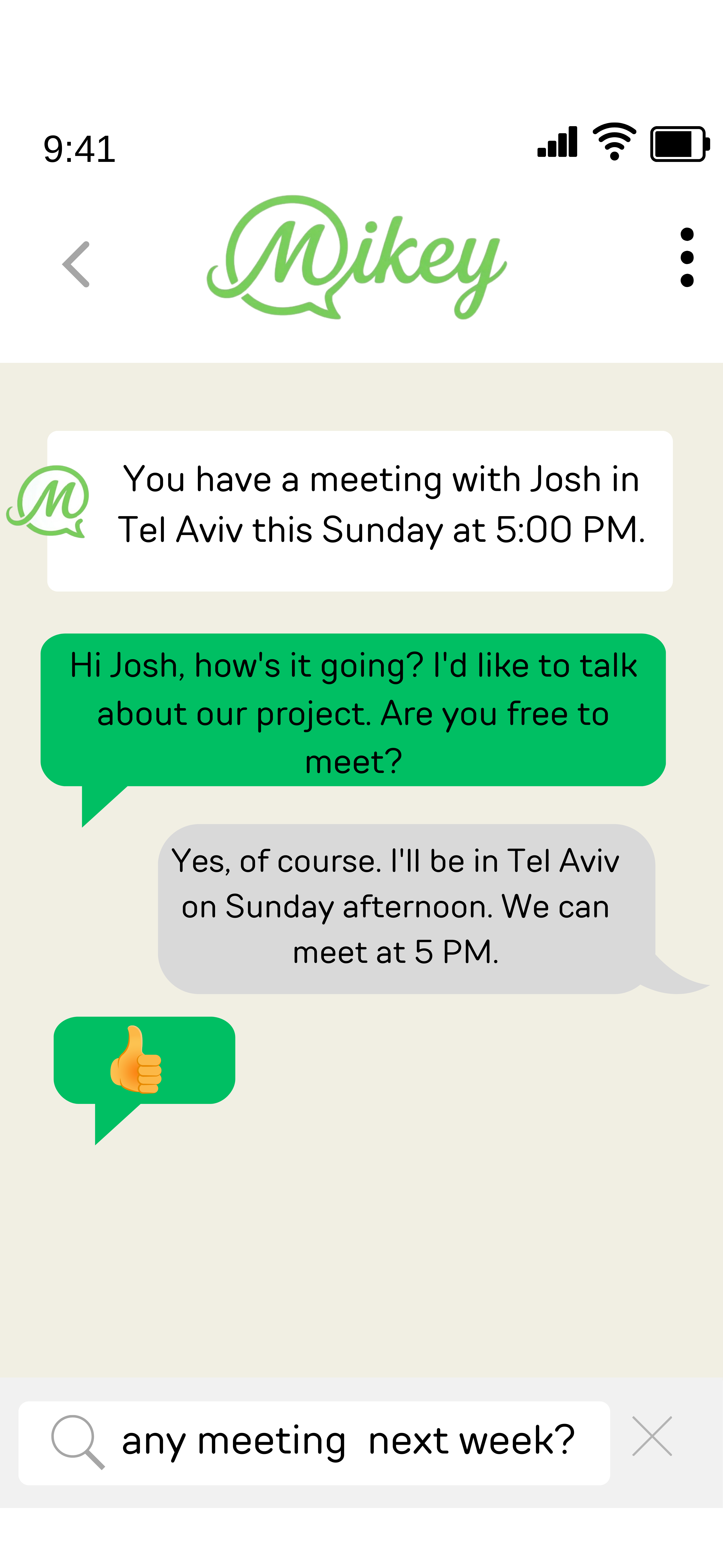 Mikey clean search result